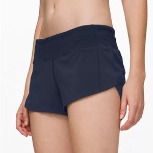 LuluLemon Navy Speed Up Shorts